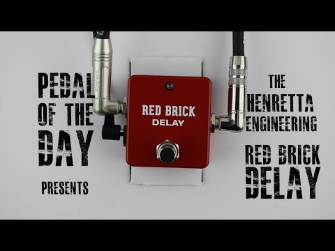 Henretta Engineering Red Brick Delay ／ミニペダル ディレイ エコー