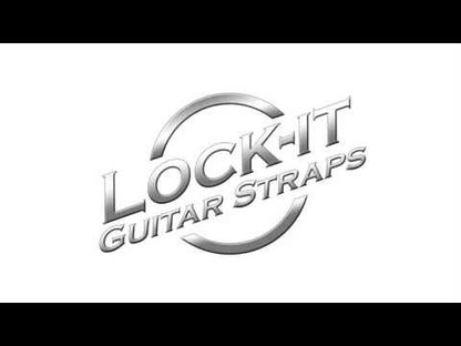 【4/25まで15%OFF】Lock-It Guitar Straps　Crushed Velvet 2”  / ギター ストラップ ロック式 ベルベット