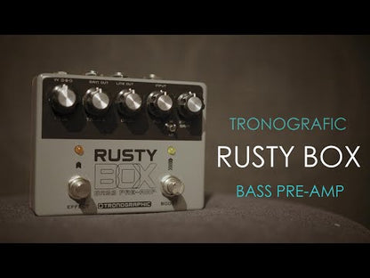 Tronographic　Rusty Box Grey/Black Limited Color　プリアンプ エフェクター ベース