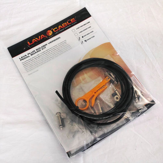 Lava Cable　Soldered Mini Plug Kit L字プラグ×6＋ストレートプラグ×4セット 【ゆうパケット対応可能】 パッチケーブル ソルダーレス ソルダーフリー はんだ不要