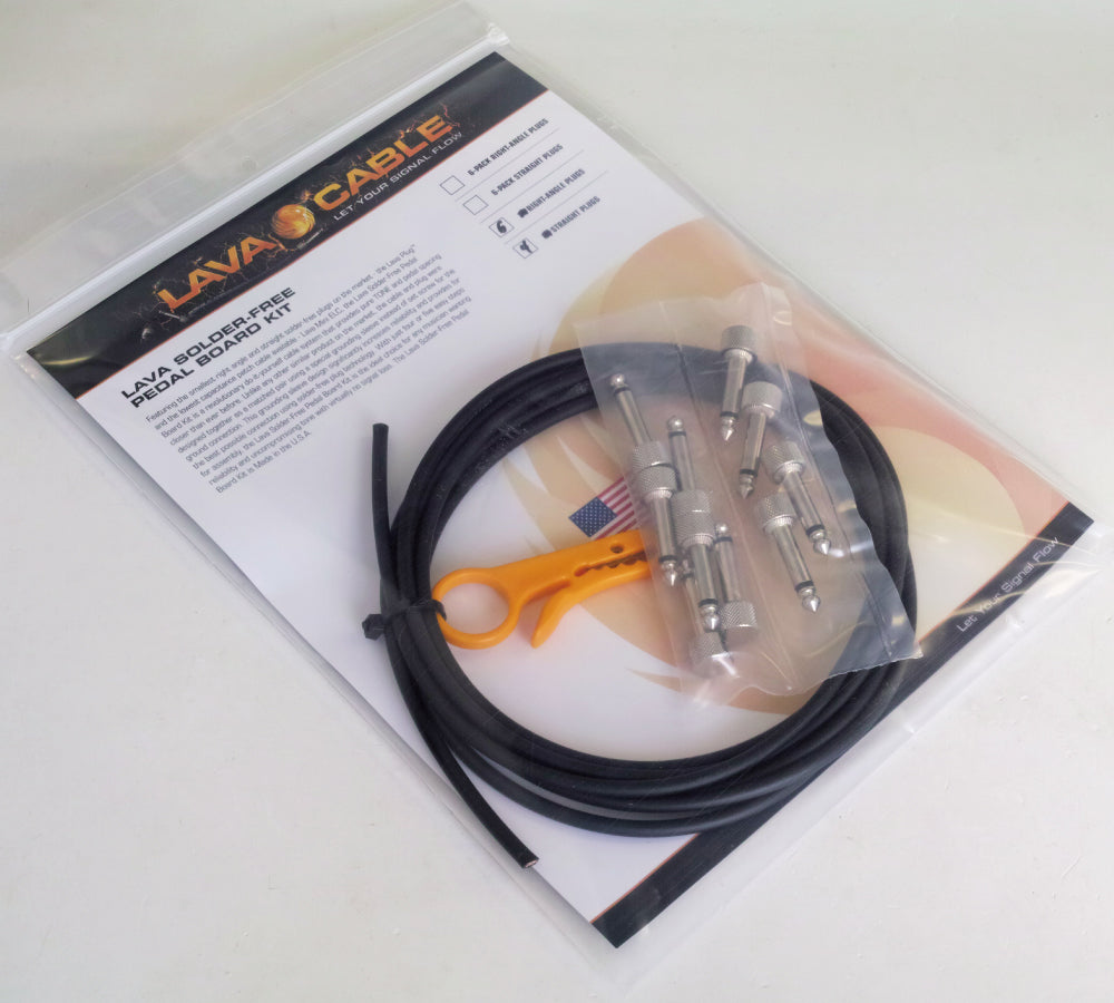 極美品】 Lava Cable TightRope Solder Free Kit L字型プラグ 【ゆう 