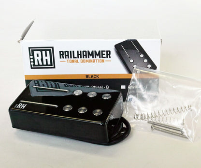 Railhammer Pickups　Chisel Black Set