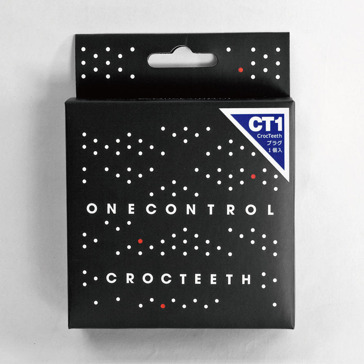 One Control　CrocTeeth Plug（S/L兼用） CT1　1個入　【ゆうパケット対応可能】L/S兼用プラグ ソルダーレス ソルダーフリー はんだ不要