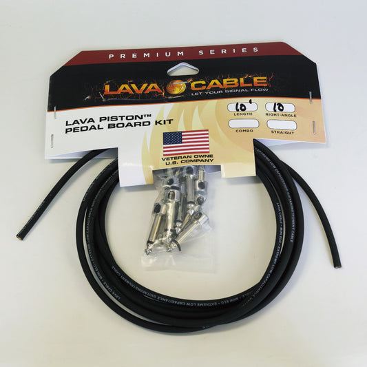 Lava Cable　Piston Solder-Free Pedalboard Kit 【ゆうパケット対応可能】 パッチケーブル ソルダーレス ソルダーフリー はんだ不要