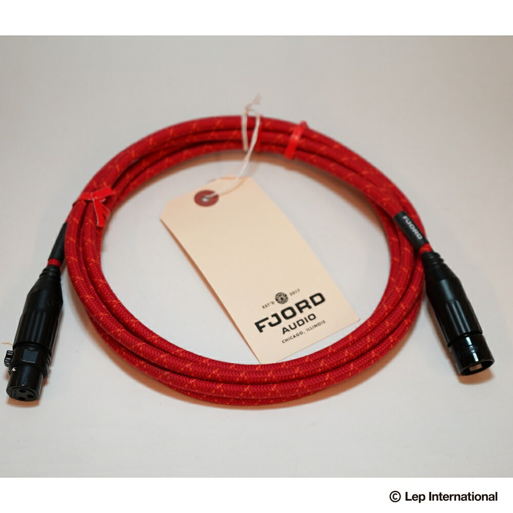 【在庫限り】 Fjord Audio　XLR Cable 1.5m XLRオス/メス　【ゆうパケット対応可能】　100%コットンジャケットを使用したマイクケーブル / アコースティック ライブにおすすめ！(5feet)