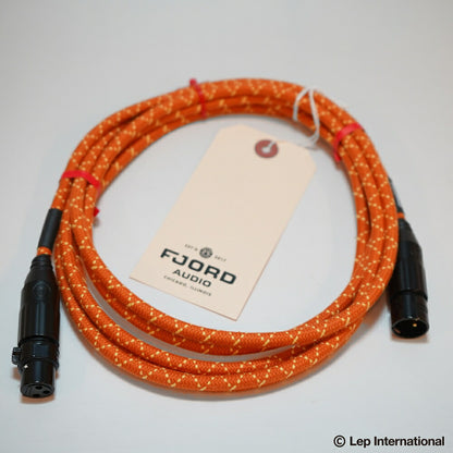 【在庫限り】 Fjord Audio　XLR Cable 3.0m XLRオス/メス　【ゆうパケット対応可能】　100%コットンジャケットを使用したマイクケーブル / アコースティック ライブにおすすめ！(10feet/3ｍ)