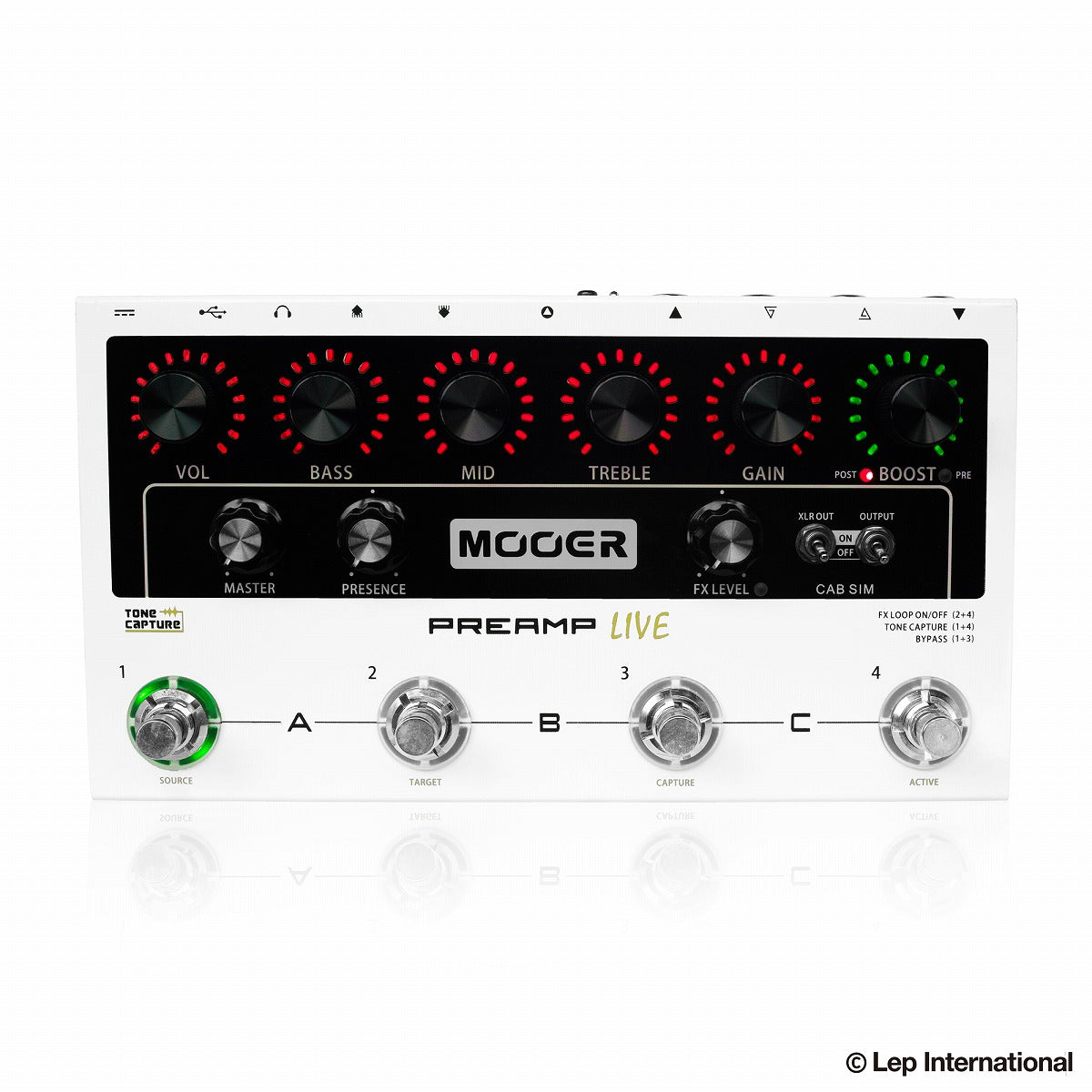 Mooer Preamp Live アプリ使用で102種類のアンプモデルを搭載した