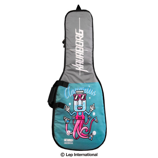Kavaborg　KCE80E Electric Guitar Gig Bag H008デザイン8 水瓶座 Aquarius ポップな12星座デザインのギグバッグ / セミハード ギターケース リュックタイプ