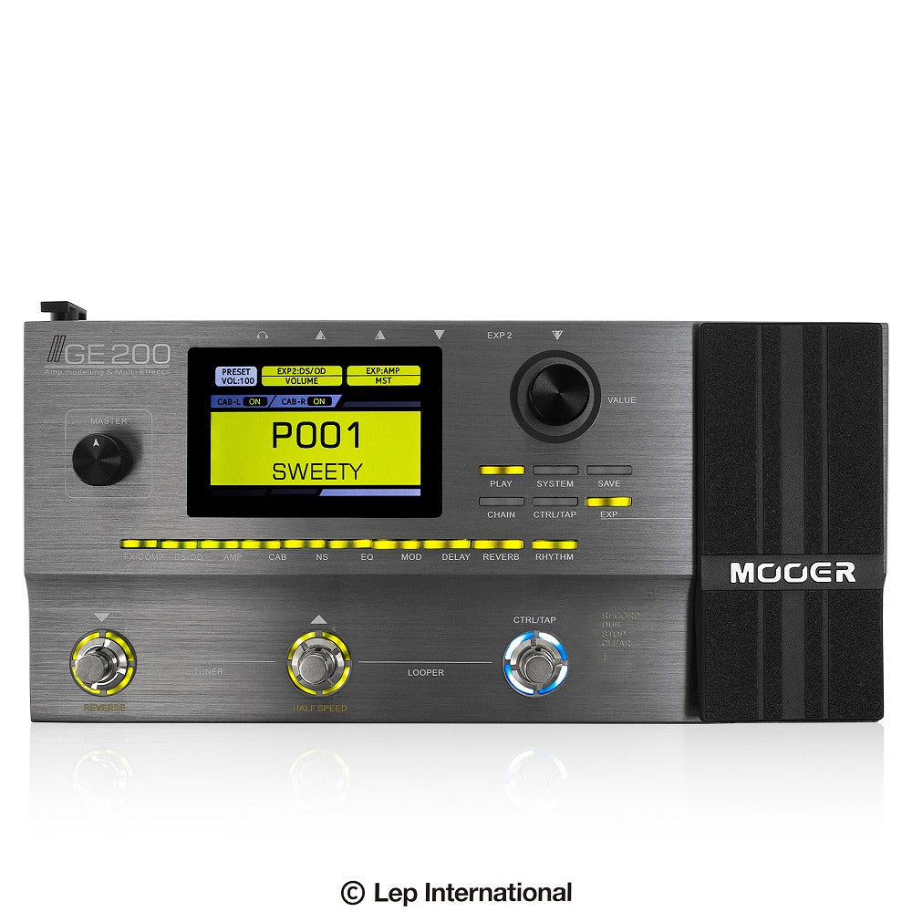 Mooer GE200 / マルチエフェクター – NINEVOLT