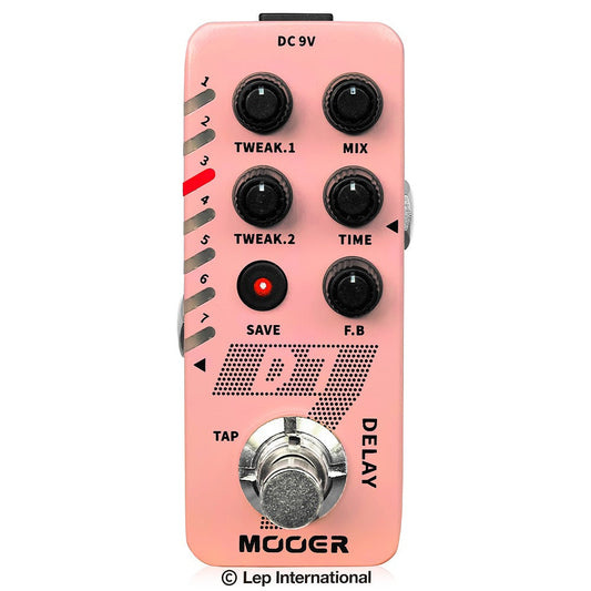 Mooer　D7 / ディレイ ルーパー ギター エフェクター