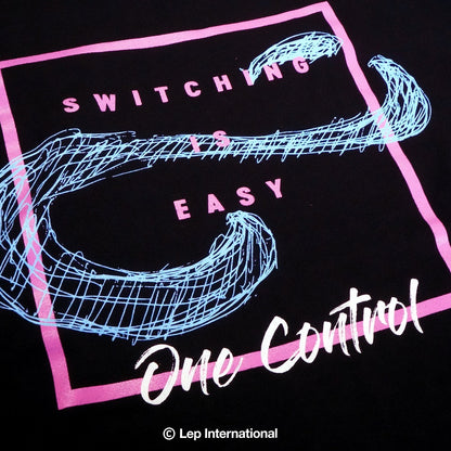 One Control　Switching is Easy 長袖Tシャツ ブラック