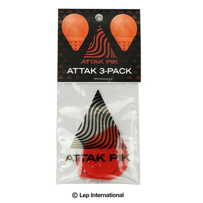 Acoustik Attak　ATTAK Pick 3pack / ギター ベース ピック 【ゆうパケット対応可能】