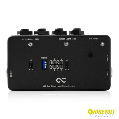 One Control　Minimal Series MIDI Dual Stereo Loop　/ スイッチャー MIDI機器 ギター エフェクター