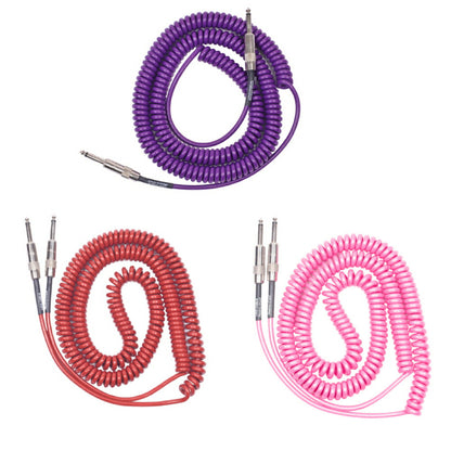Lava Cable　Retro Coil S-L 6.0m（実用長 3.0m）【ゆうパケット対応可能】シールドケーブル カールコード ピンク 紫